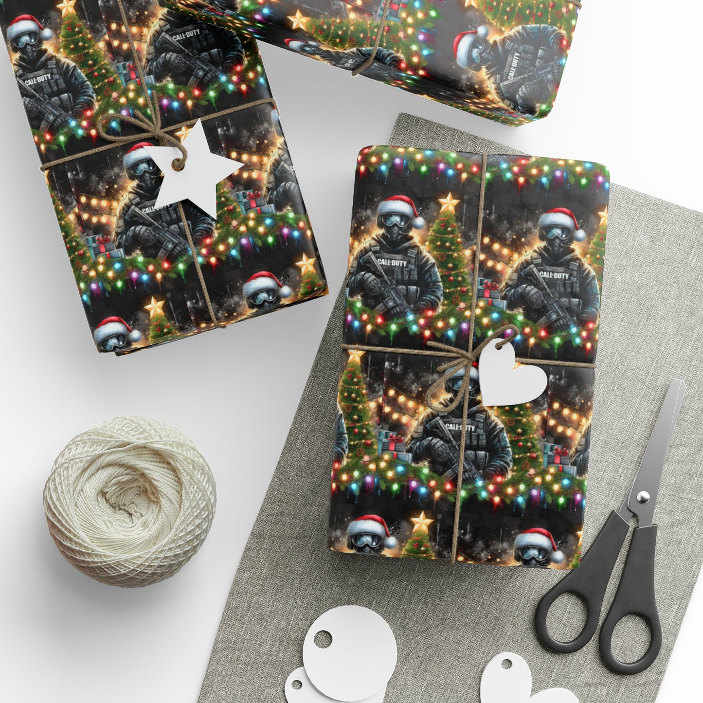 Call of Duty Gamer Wrapping Paper, Gamer Gift Wrap, Men's Gifts, Gifts for Him, Christmas Wrapping Paper, Warzone Gift Wrap, Gamer Gifts