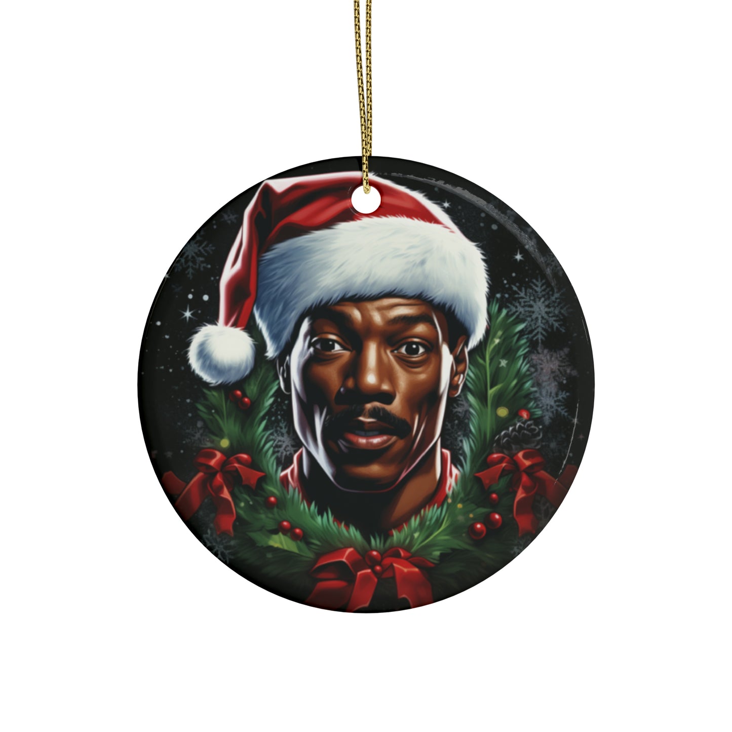 Coming to America Ceramic Ornaments, Eddie Murphy Christmas Ornament (1pcs, 5pcs, 10pcs, 20pcs)