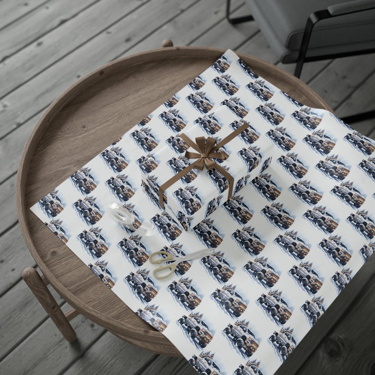 Big Truck Wrapping Papers, Monster Truck Gift Wrap, Christmas Wrapping Paper, Gifts for Him, Truck Gift Wrap, Men's Wrapping Paper