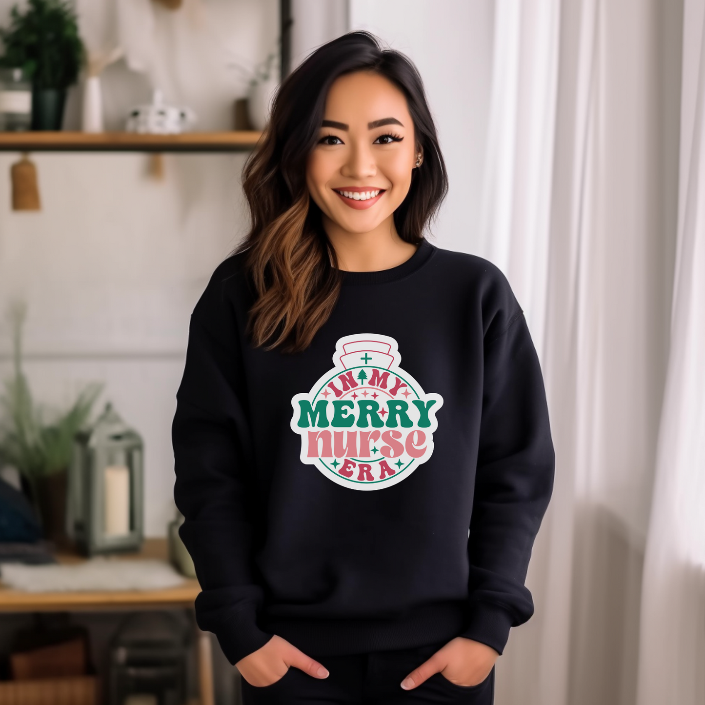 Nurse Era Christmas Sweatshirt