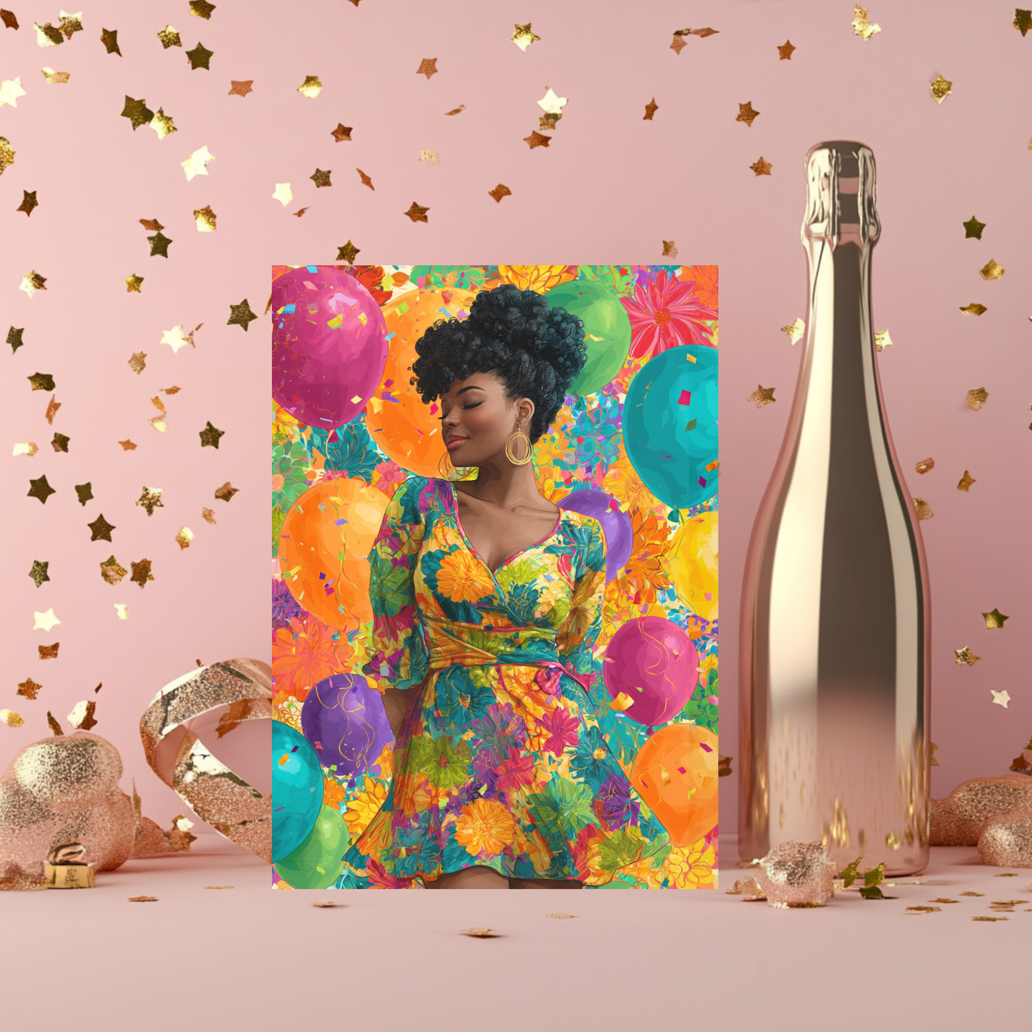 Golden Balloon Birthday