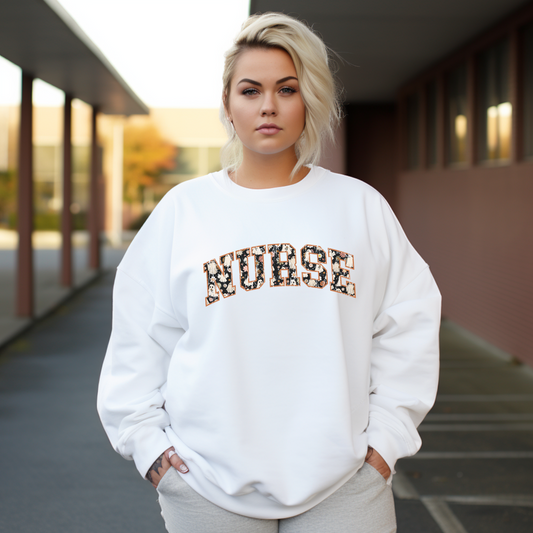 Halloween Spooky Nurse Sweatshirt for Halloween