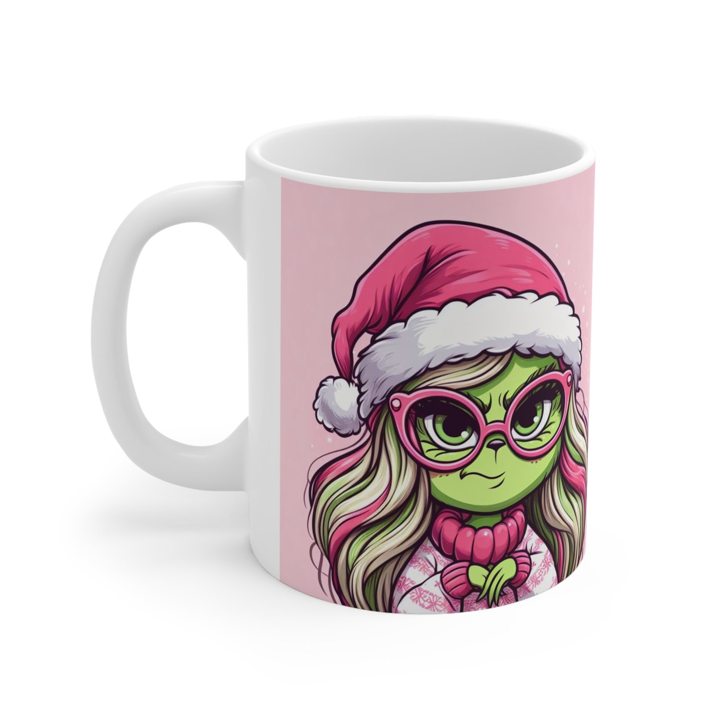 Grinch Inspired Ceramic Mug 11oz | Grinch Coffee Mug | Christmas Coffee Mug | Christmas Gift for Her | Grinch Christmas Gifts