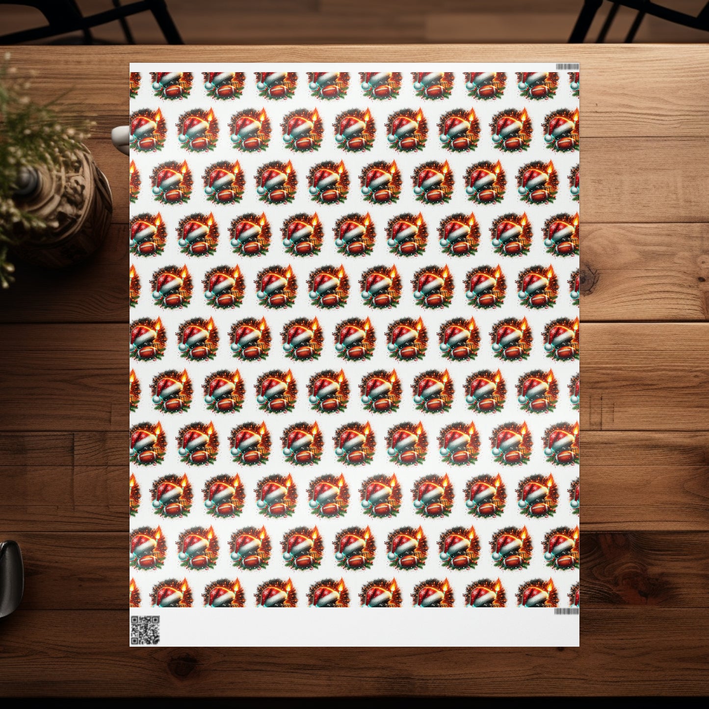 Football Season Gift Wrap, Football Wrapping Paper, Football Christmas Gift Wrap, Gift for Him, Gift for Men, Men's Gifts, Christmas for Men