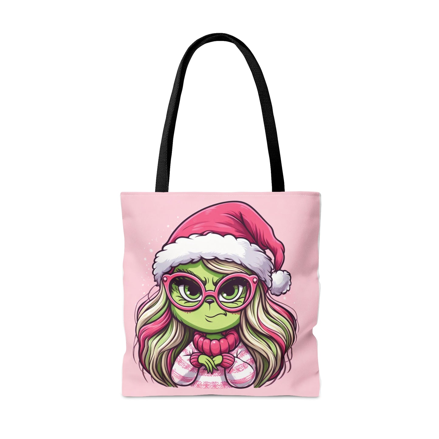 Grinch Tote Bag, Girl Grinch Tote Bag, Grinch in Pink