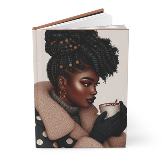 Melanin Girl Journal | Journal Blank Inside | Black Girl Journal | Journal for Her | Woman's Journal | Gift for Her | Notebook
