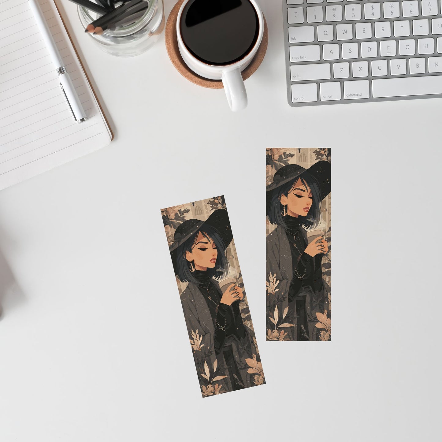 Witch Aesthetic Bookmark | Cozy Gothic Book Lover Gift