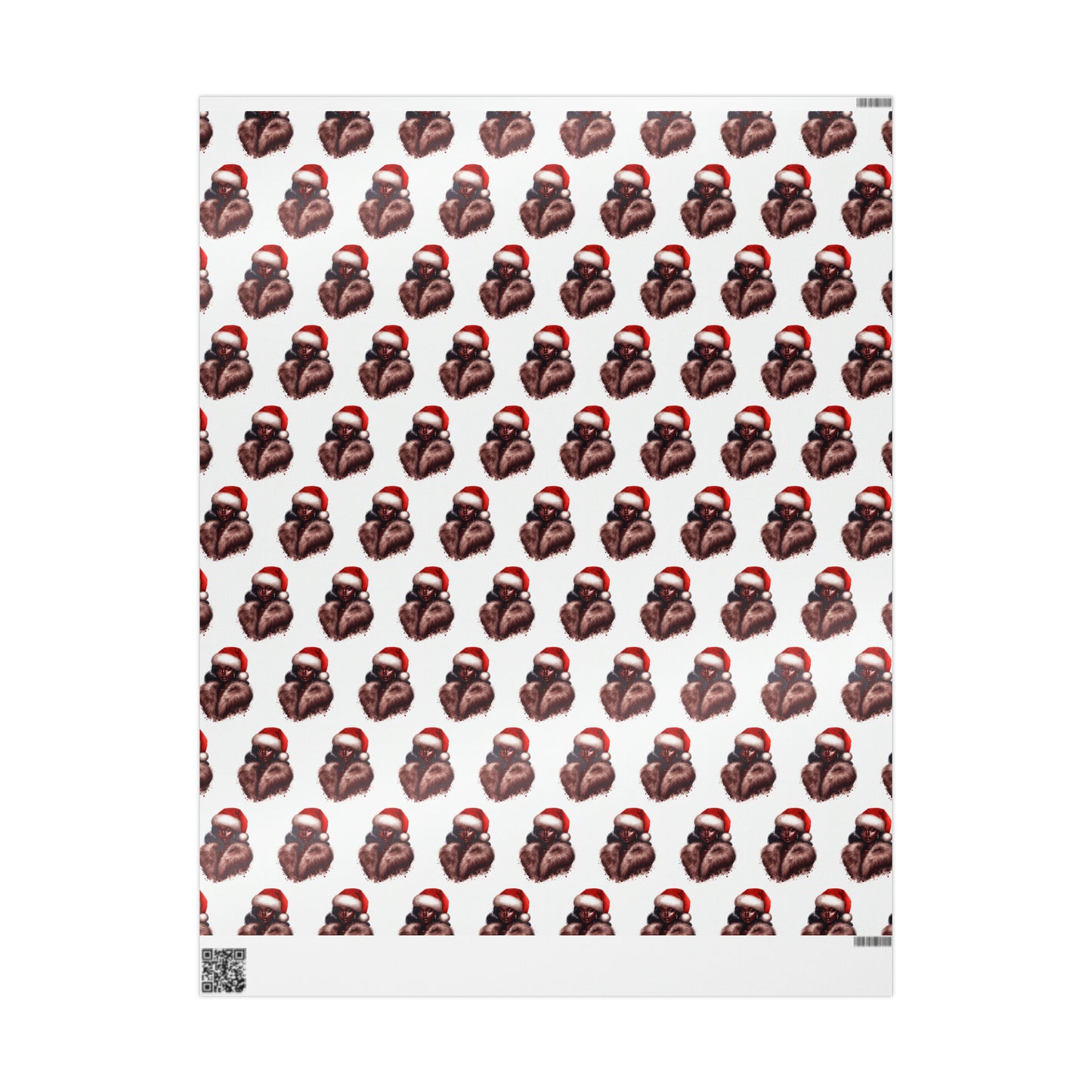 Black Barbie Gift Wrap, Christmas Gift Wrap, Barbie Gift Wrap, Gifts for Her
