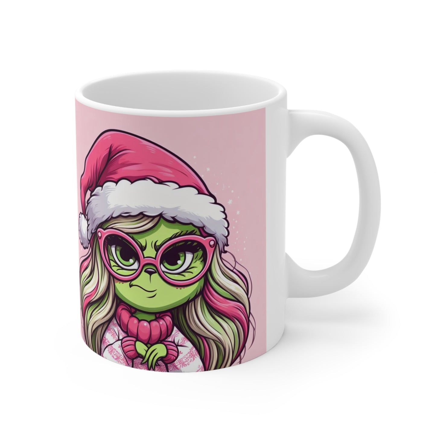Grinch Inspired Ceramic Mug 11oz | Grinch Coffee Mug | Christmas Coffee Mug | Christmas Gift for Her | Grinch Christmas Gifts