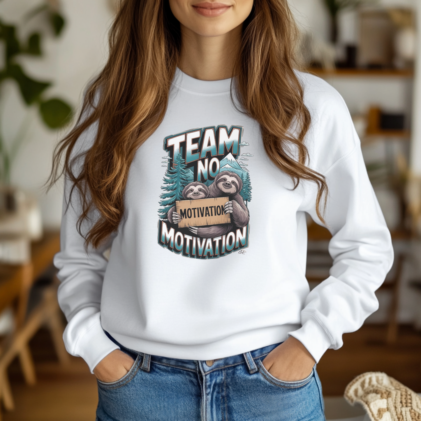 Team No Motivation Meme Long Sleeve T-shirt