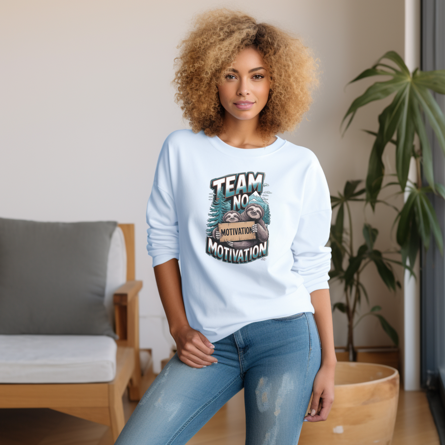 Team No Motivation Meme Long Sleeve T-shirt