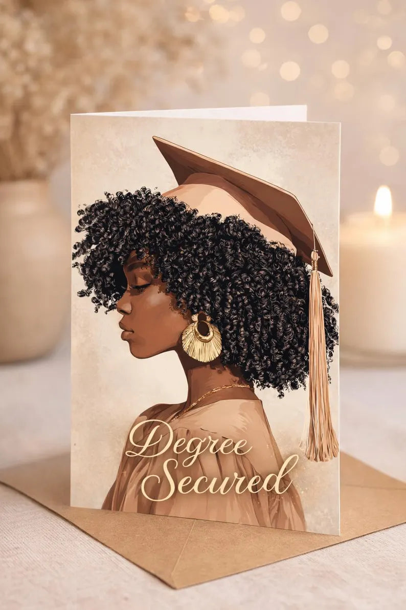 Graduation Card - Degree Secured