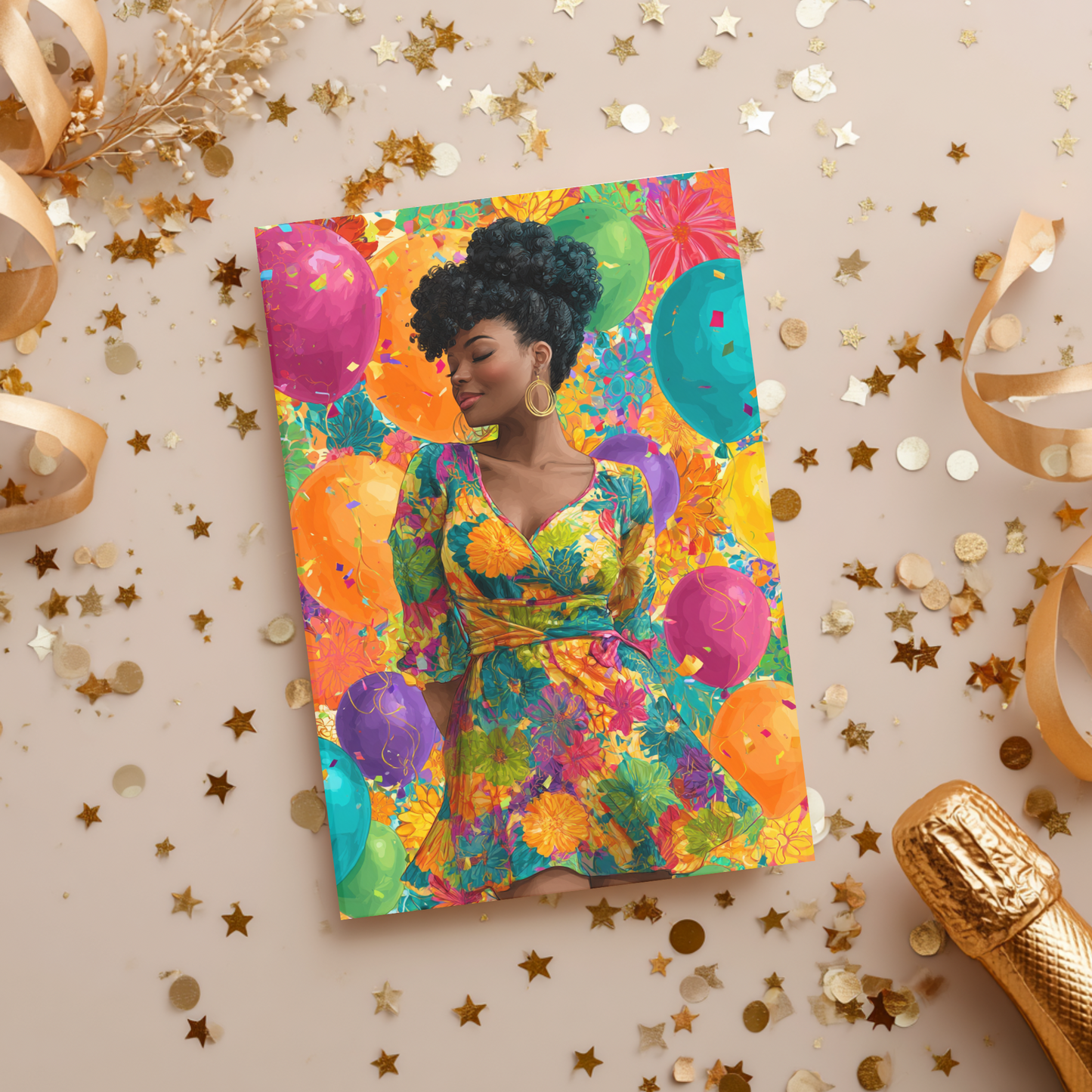 Golden Balloon Birthday