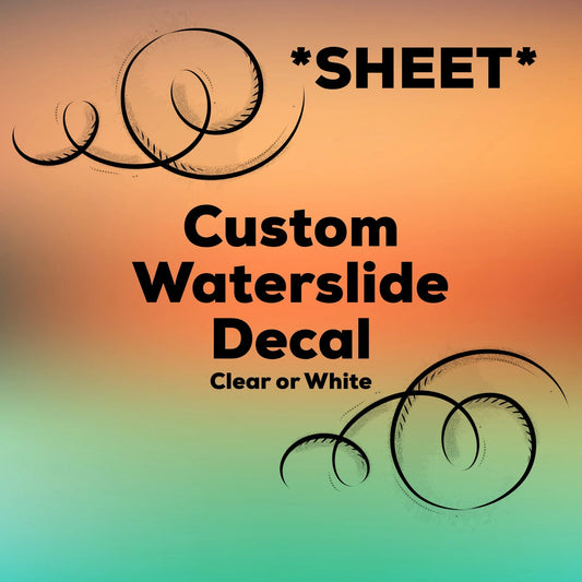 Custom Waterslide Sheet