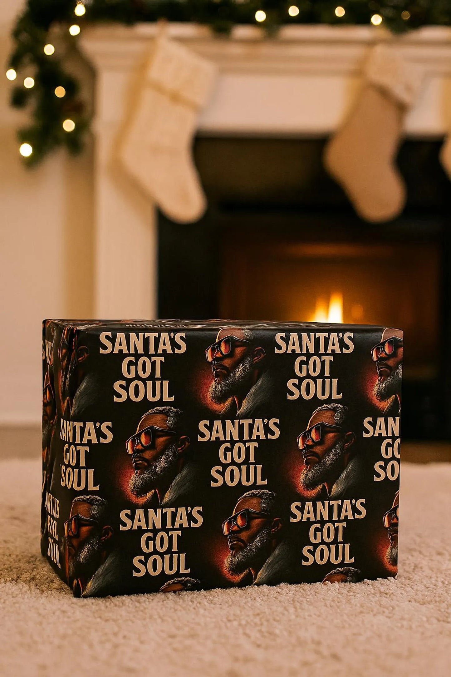 Santa's Got Soul Wrapping Paper