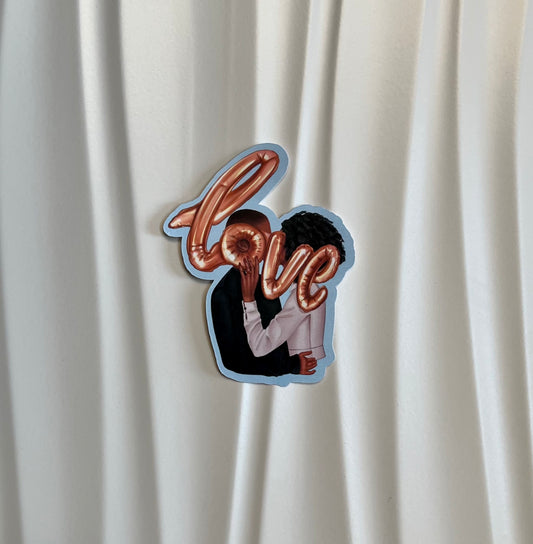 Black Love Sticker