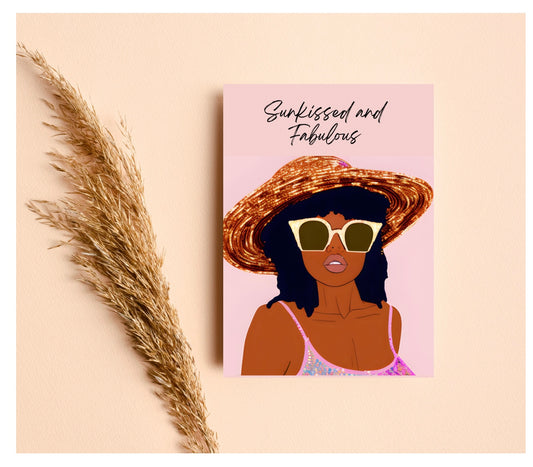 Sunkissed and Fabulous card