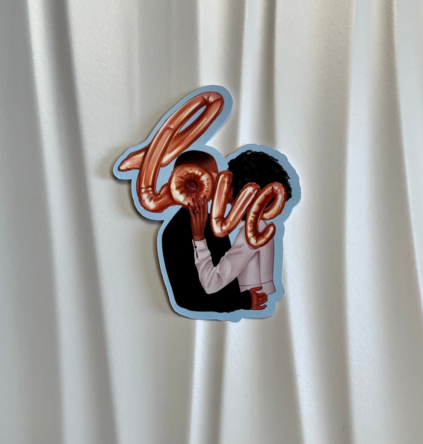 Black Love Sticker