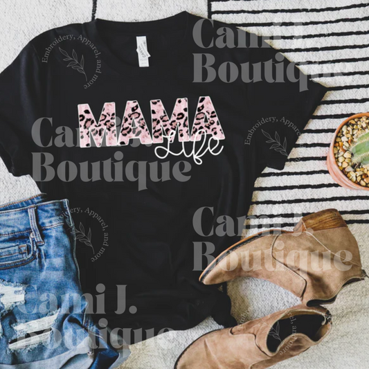 Pink leopard Mama Life