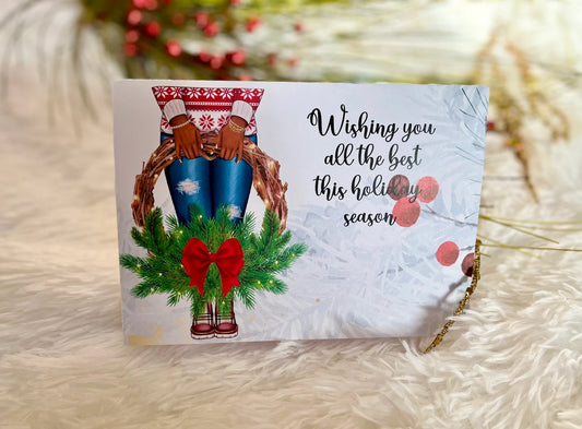 African American Holiday Season Card